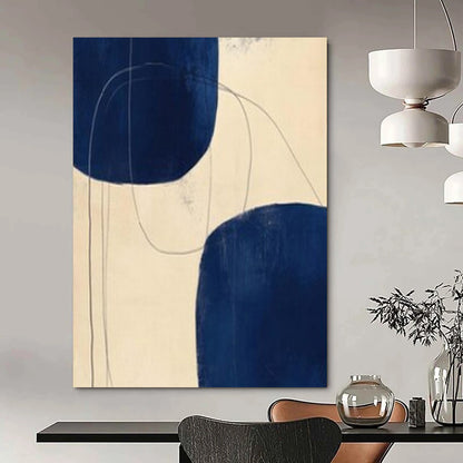 Huge Hand-Painted Contemporary Abstract Painting for Family Home Pet Lounges