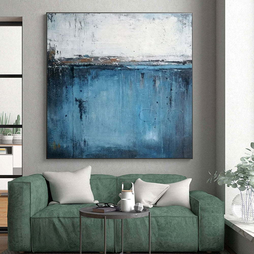 Extra-Large Modern Abstract Artwork for Co-Working Space Collaboration Areas