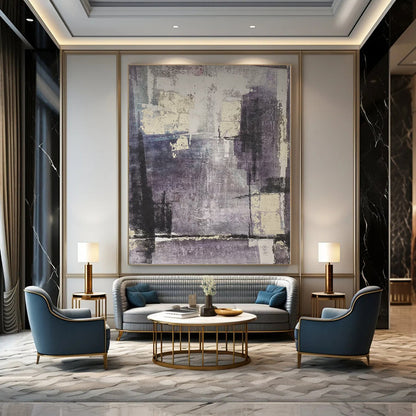 Monumental Custom Abstract Canvas for Art Collector Galleries