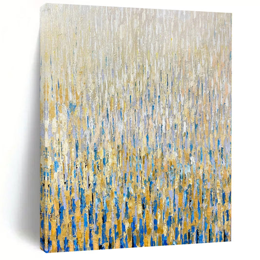 Giant Abstract Art for Linen Closet Interiors - Made to Order Mixed Media on Linen