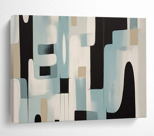 Sleek Abstract Wall Art for Office & Dining Room LargeART1711