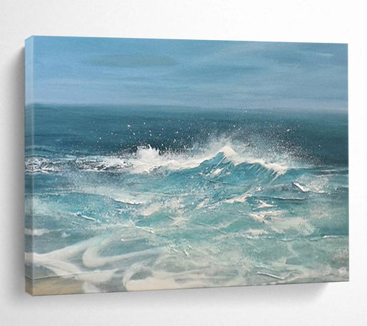Dynamic Ocean Waves - Energetic Bathroom Art DLZ025
