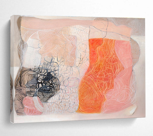 Made - to - Measure Abstract Canvas for Interior Design Project DKH052
