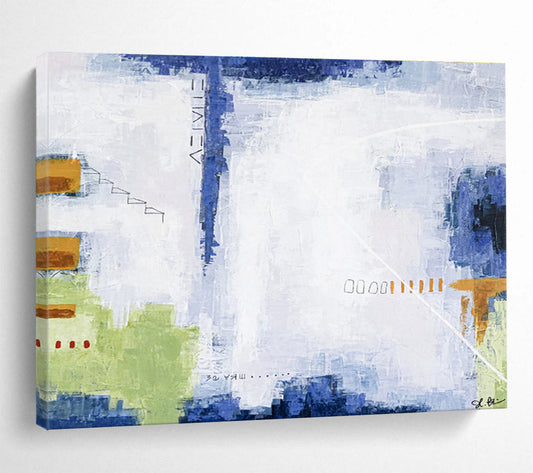 Massive Hand - Painted Abstract Canvas for Living Room & Entryway DKH555