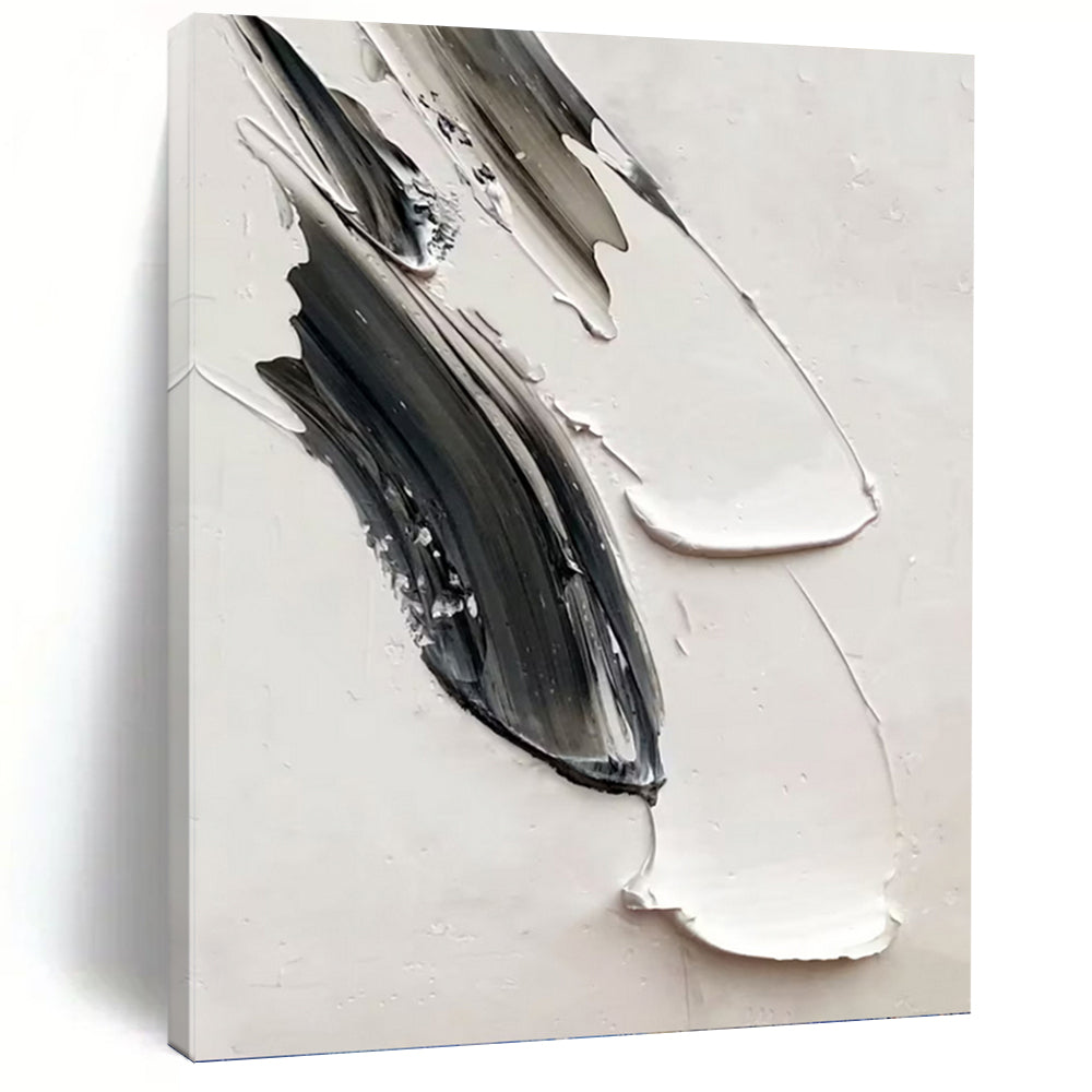 Vertical Hand - Painted Custom Abstract Art for Bedroom and Dining Room DKH1669