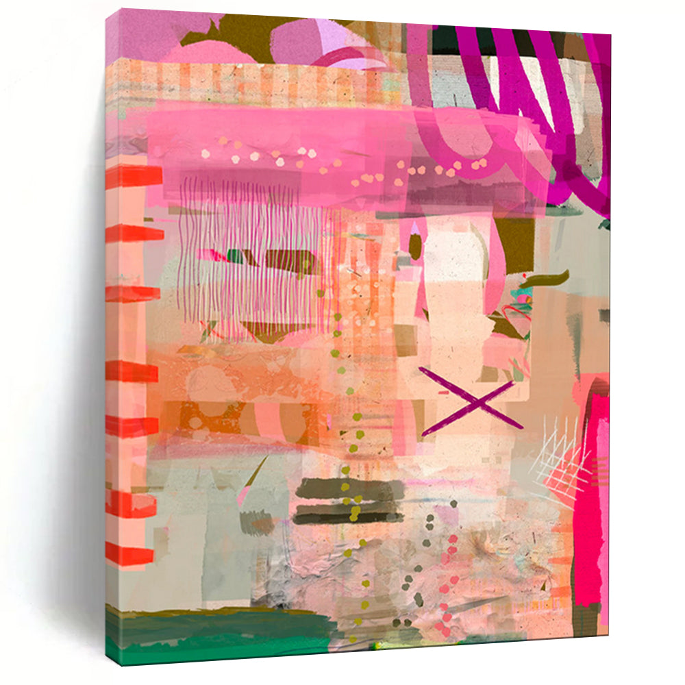 Hand-Painted Personalized Abstract Canvas for Hallway & Hotel LargeART1816