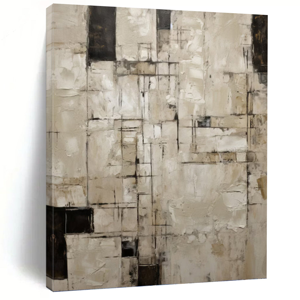 Spirited Hand - Painted Textured Abstract for Office & Entryway DKH1315