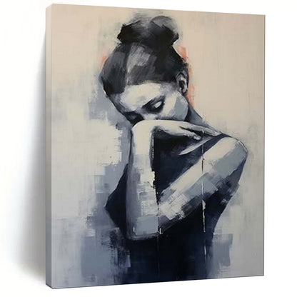 Hand-Painted Personalized Abstract Painting for Bedroom & Hallway LargeART1910