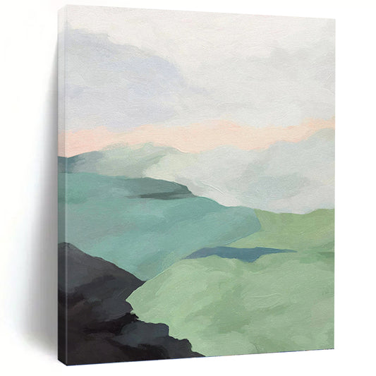 Large - Sized Hand - Painted Textured Custom Abstract Painting, Suitable for Living Room and Hotel DKH1445