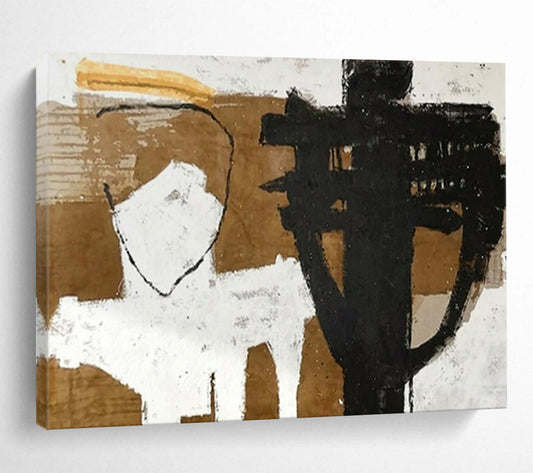 Monumental Abstract Canvas for Office & Dining Room LargeART1655