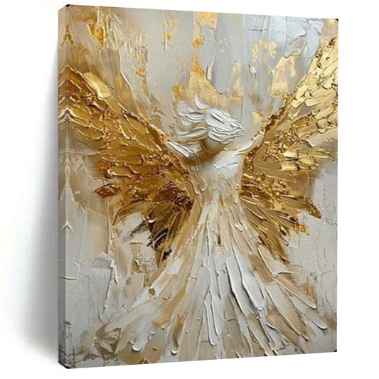 Hand-Painted Large-Scale Textured Abstract Wall Art for Bedroom & Retreat LargeART2135