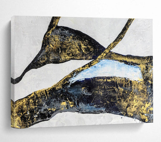 Custom - Crafted Large Abstract Wall Decor for Gym DKH011
