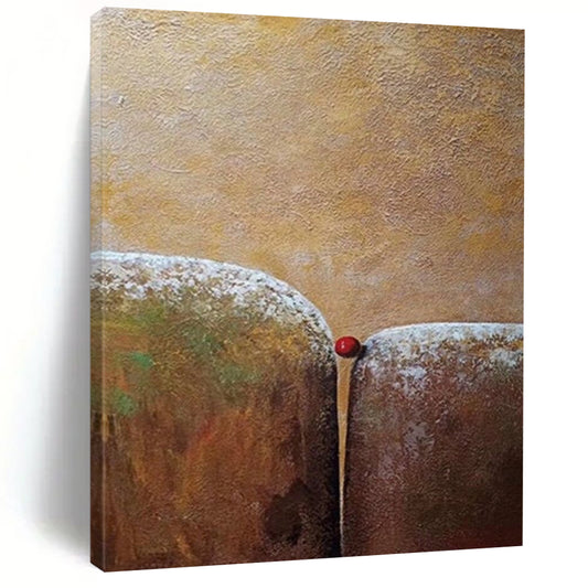 Titanic - Sized Hand - Painted Textured Custom Abstract Creation for Hallway and Hotel DTP033