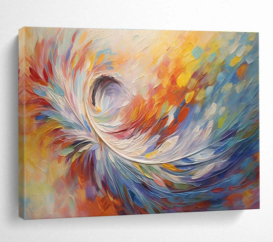 Exquisite Original Massive Textured Hand - Painted Abstract Wall Art for Aesthetic Perfection DKH870