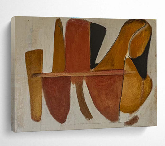 Hand - Made Large - Format Abstract Painting for Living Room & Hallway DKH094