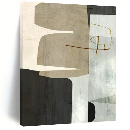 Large-Format Hand-Painted Abstract Canvases for Living Room & Office LargeART2319