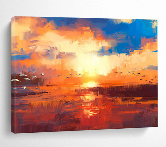 Striking Immense Abstract Artwork for Entryway & Office DKH387