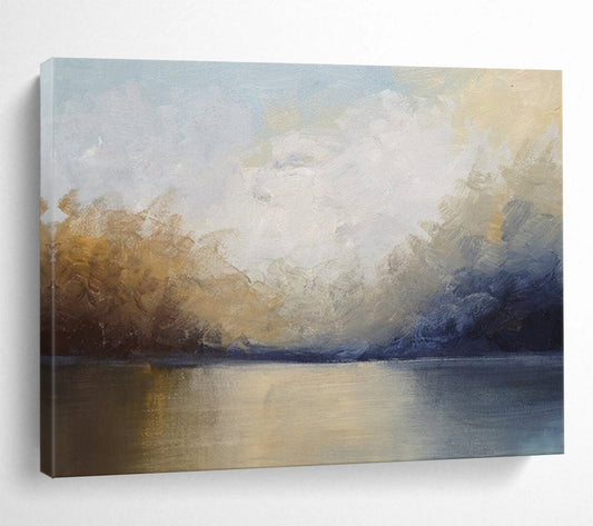Soft Landscape Abstract - Calming Bedroom Oasis DLZ009