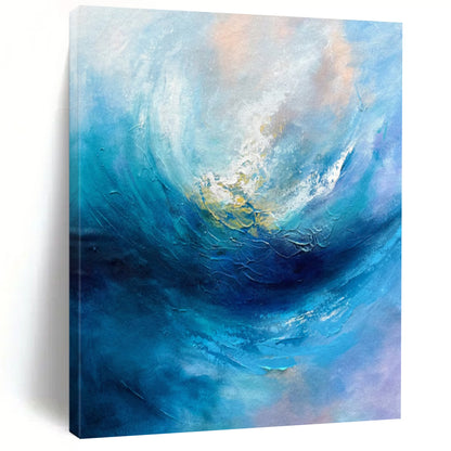 Large-Sized Hand-Painted Abstract Masterpiece for Hotel Suite & Private Lounge LargeART2250