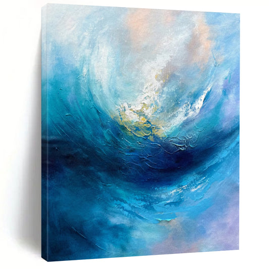 Large-Sized Hand-Painted Abstract Masterpiece for Hotel Suite & Private Lounge LargeART2250