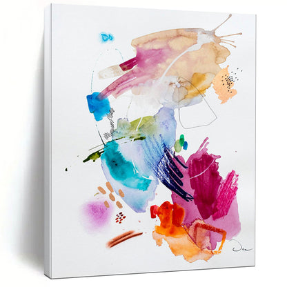 Custom Hand-Painted Abstract Painting for Bar & Living Room LargeART1818