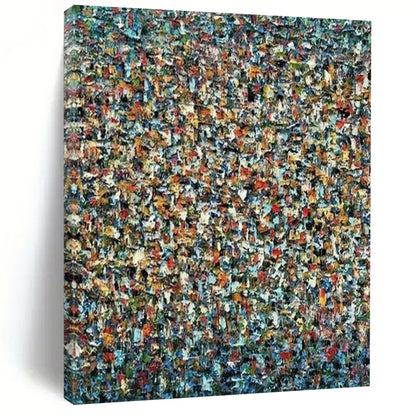 Large-Format Hand-Painted Abstract Canvases for Bedroom & Bar LargeART2348