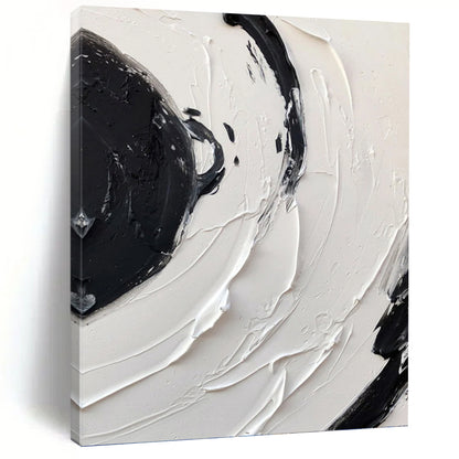 Vertical Hand - Painted Custom Abstract Artwork for Living Room and Hotel DKH1677