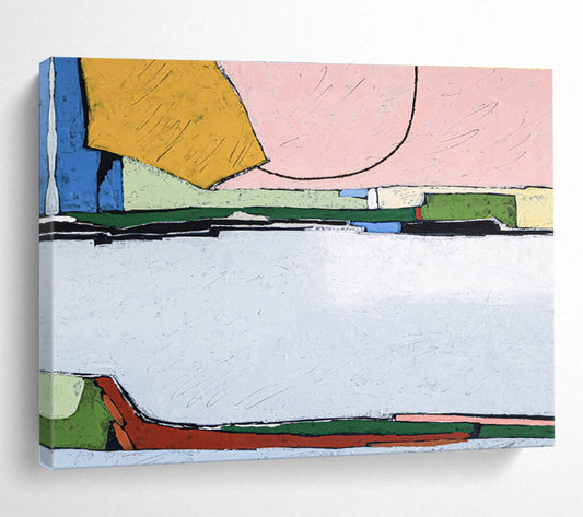 Gigantic Hand - Painted Abstract Canvas for Office & Dining Room DKH541