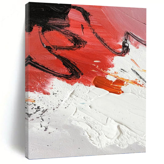 Lively Hand - Painted Textured Abstract Painting for Living Room & Office DKH1290