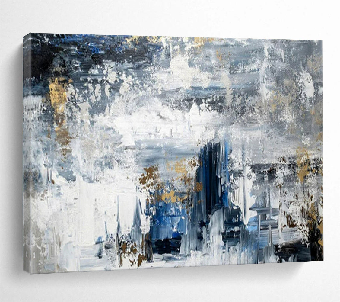 Peaceful Large - Format Abstract Painting for Bedroom & Hallway LargeART1623