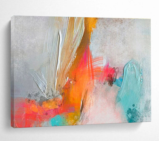 “Harmony’s Echo” Large - Sized Abstract Canvas for Bedroom & Dining Room DKH207