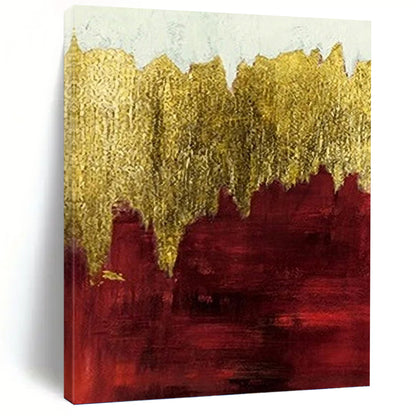 Thought - Provoking Hand - Painted Textured Abstract for Office & Dining Room DKH1339