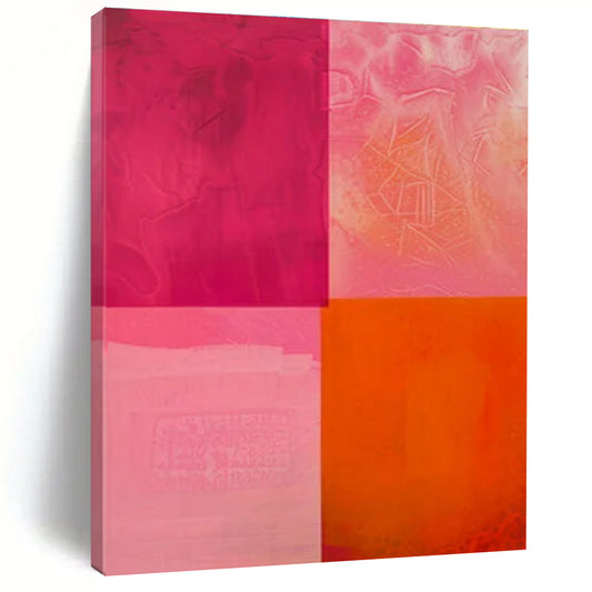 Hand-Painted Bespoke Abstract Canvas for Living Room & Hotel LargeART1479