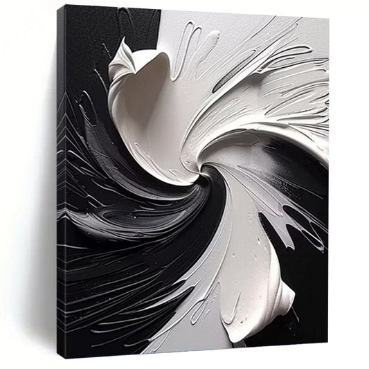 Extra - Vast Hand - Painted Custom Abstract Painting (with Rich Textures), for Office and Bar DKH1474