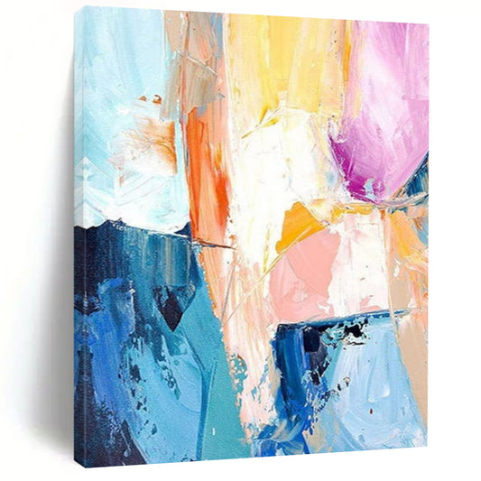 Big-Size Handmade Abstract Art: Textured Details for Dining Room & Hotel DTP280