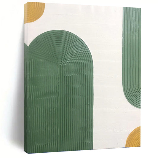 Designer - Crafted Signature: Hand - Rendered Textured Canvas Art for Living Room & Entryway DKH1170