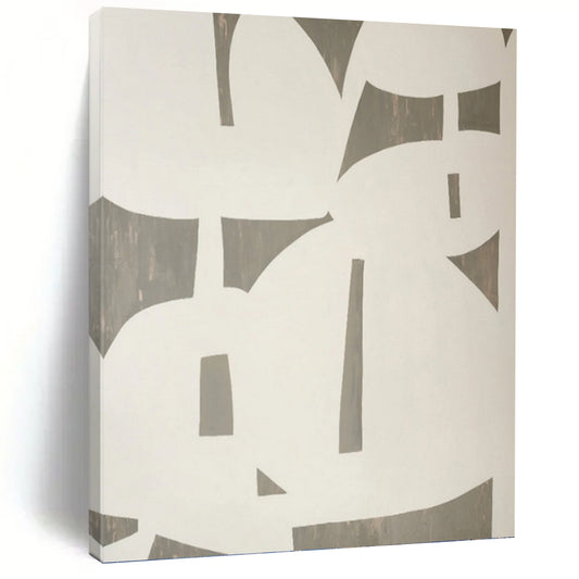Exquisite Hand - Painted Textured Canvas Abstract for Bedroom & Dining Room DKH1075