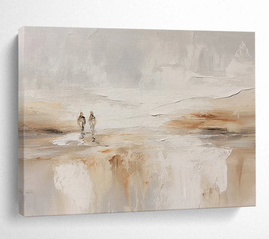 Serene Beach Walk Abstract - Romantic Bedroom Escape DLZ080