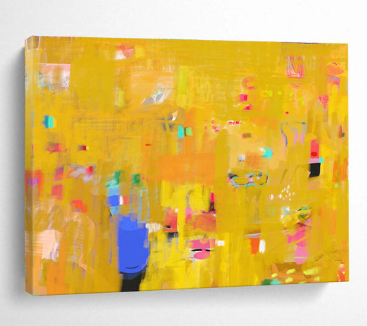 Custom - Crafted Abstract Painting for Artisan Workshop DKH038