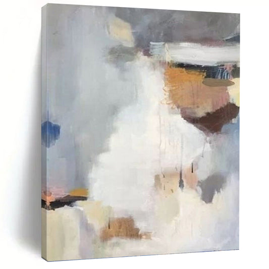 Whimsical Textured Abstract Wall Art for Hallway & Entryway DKH0956