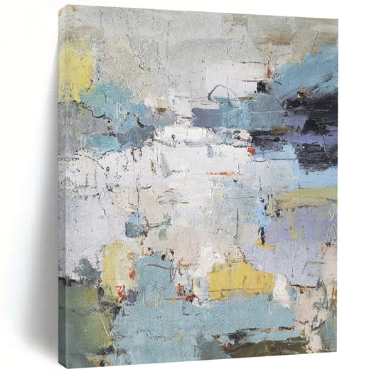 Custom Abstract Art: Large Dimensions, Textured Excellence for Dining Room & Hotel DTP312