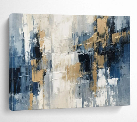 Energetic Giant Abstract Mural for Office & Living Room LargeART1706
