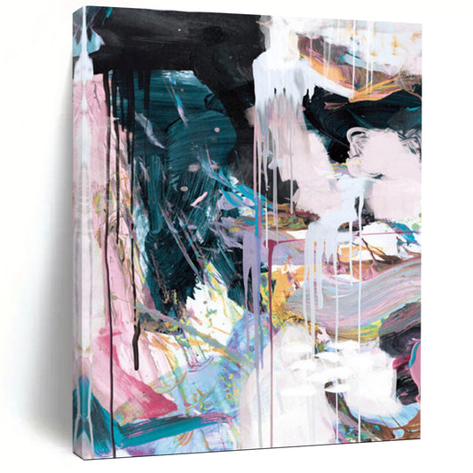 Large-Sized Custom Abstract Art: Handmade Textures for Unforgettable Spaces DTP191
