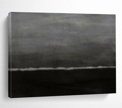 Majestic Hand - Painted Textured Abstract Canvas for Office & Entryway DKH598