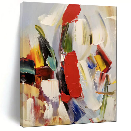 Tranquil & Soothing Hand-Painted Personalized Abstract Painting for Living Room & Entryway LargeART1955