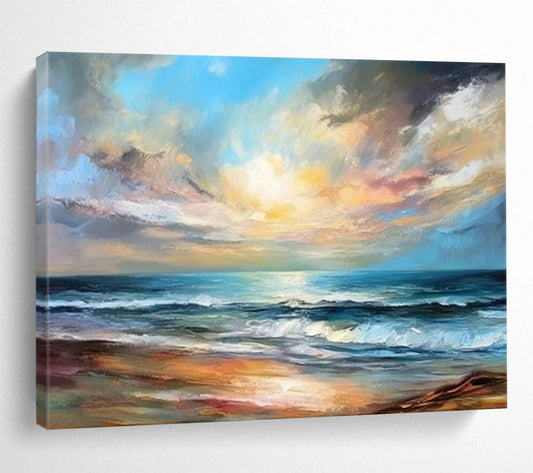 Stunning Giant - Sized Abstract Painting for Living Room & Hotel LargeART1607