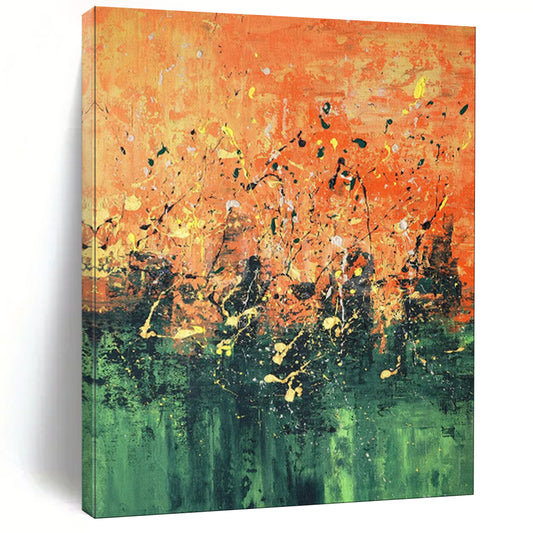 Hand-Painted Bespoke Abstract Canvas for Bedroom & Hotel LargeART1939