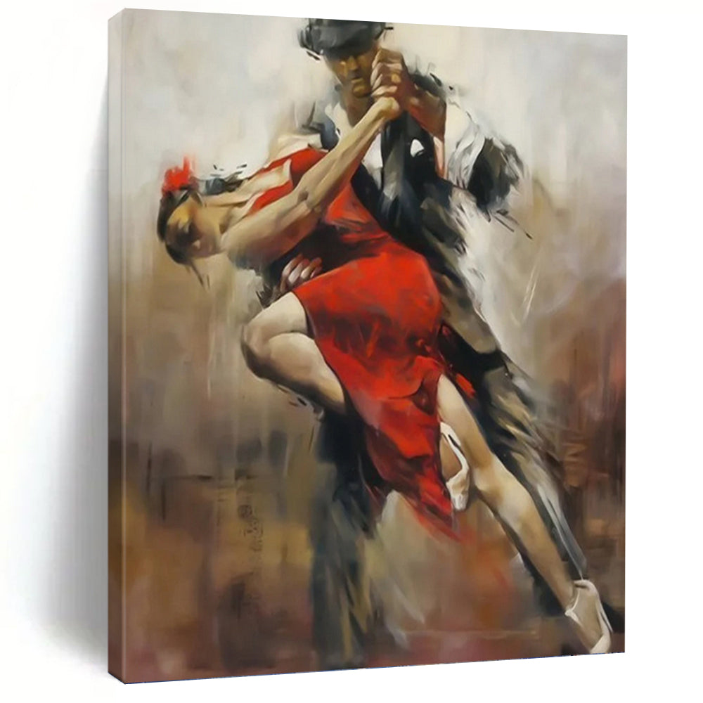 Custom Vertical Hand - Painted Large Abstract Gem for Bedroom and Hotel DKH1637