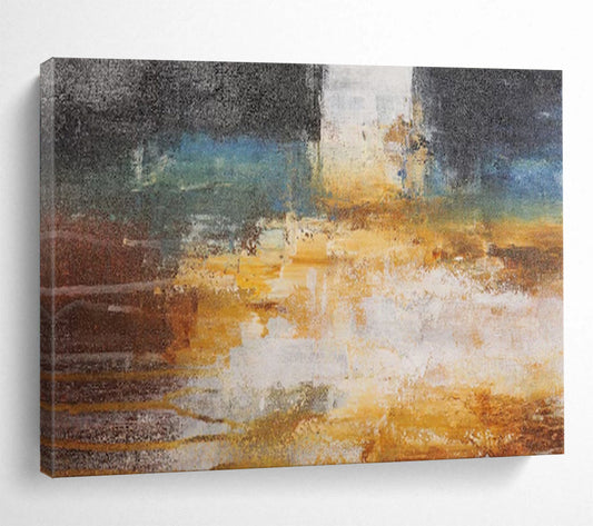 Oversized Custom Abstract Mural for Restaurant DKH012