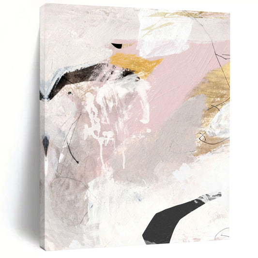 Giant Hand-Painted Custom Abstract Artworks with Textured Surfaces DTP188